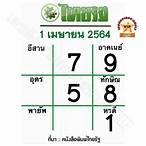 หวยไทยรัฐ1/4/64